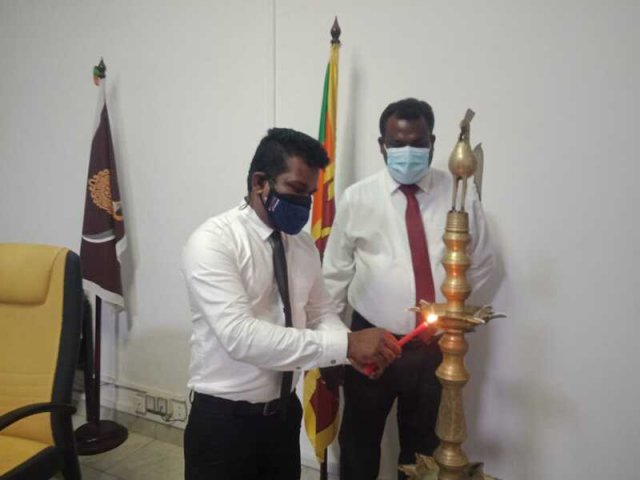 Assumption of duties by the New Govt.Agent. Mr.P.A. Sarathchandra-27.08.2021